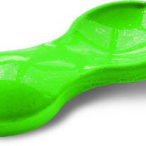 Buttlöffel green/rainbow glitter