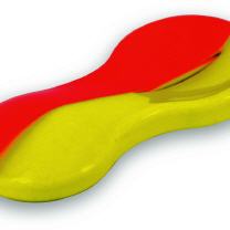 Buttlöffel orange/gelb