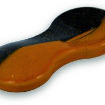 Buttlöffel schwarz/gold